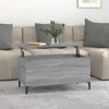 vidaXL Coffee Table Grey Sonoma 90x44.5x45 cm Engineered Wood