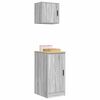 vidaXL Garage Cabinets 2 pcs Grey Sonoma Engineered Wood