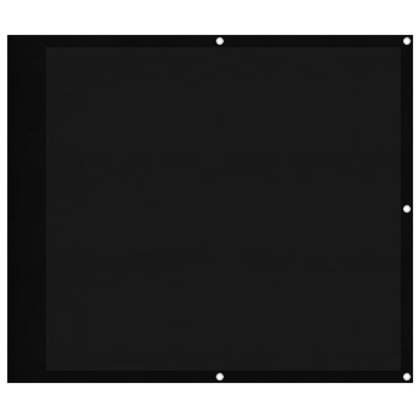 vidaXL Balcony Screen Black 90x800 cm 100% Polyester Oxford
