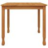 vidaXL Garden Dining Table 85x85x75 cm Solid Wood Teak