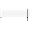 vidaXL Welded Wire Fence with Posts 100 x 0.5 m PVC-Coated Steel Grey