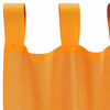vidaXL Voile Curtains with Loops 2 pcs Orange 140x140 cm