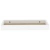 vidaXL Loggia Wall Shelves 4 pcs Oak and White 40x15x4 cm MDF