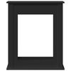 vidaXL Fireplace Surround Black 75x20x87.5 cm Engineered Wood