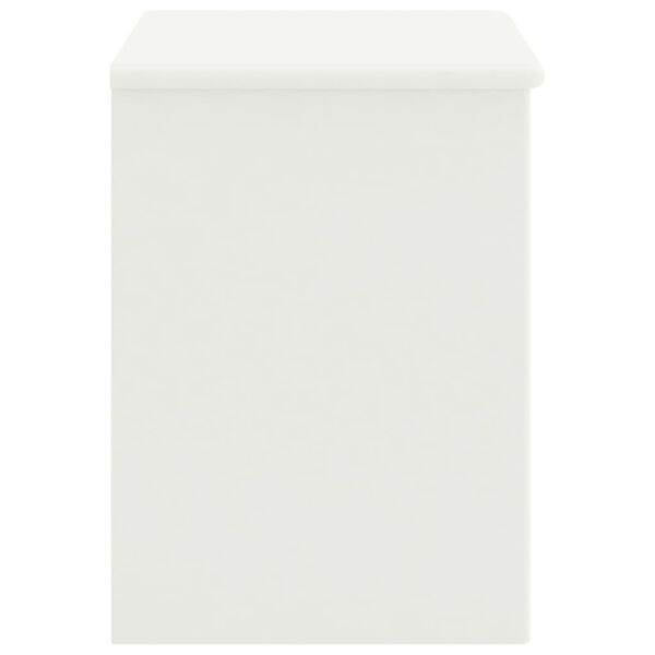 vidaXL Bedside Cabinet White 35x30x40 cm Solid Pinewood