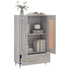 vidaXL Highboard Grey Sonoma 69.5x31x115 cm Engineered Wood