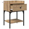 vidaXL Bedside Table 2 pcs Artisan Oak 40 x 29 x 60 cm Engineered Wood