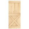 vidaXL Door NARVIK 90x210 cm Solid Wood Pine