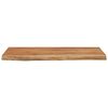vidaXL Wall Shelf 60x30x3.8 cm Rectangular Solid Wood Acacia Live Edge