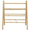 vidaXL Double Towel Ladder with 4 Rungs 90x50x100 cm Bamboo