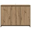 vidaXL Sideboard Artisan Oak 102x33x75 cm Engineered Wood
