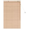 vidaXL Venetian Blind Oak Look 85 x 130 cm 35 mm Solid Paulownia Wood