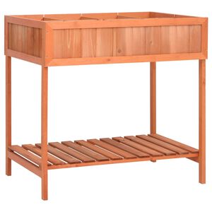 vidaXL Herb Planter | Brown | Solid Firwood, Plywood | Medium | Herb Planter
