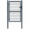 vidaXL 2D Fence Gate (Single) Anthracite Grey 100x180 cm