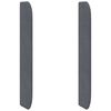 vidaXL Headboard Ear Grey 80 x 16 x 4 cm Velvet