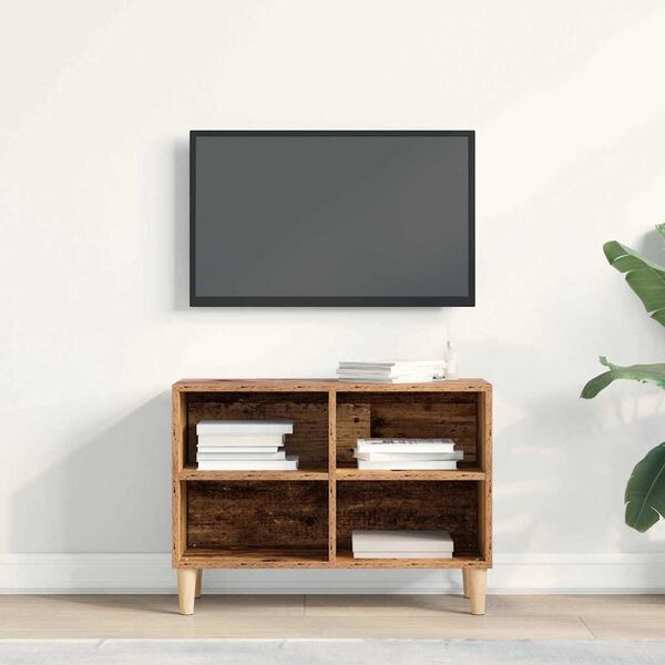 vidaXL TV Cabinet Old wood 69.5 x 30 x 50 cm Engineered Wood