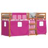 vidaXL Bunk Bed without Mattress Pink 80x200 cm Solid Wood Pine