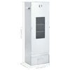 vidaXL BBQ Oven Smoker with 1kg Wood Chips 44.5x29x124 cm