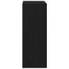 vidaXL Wall-mounted Cabinet Wall-mounted Black Oak 69.5 x 34 x 90 cm