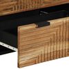 vidaXL Sideboard Set 2 pcs Natural 60 x 33.5 x 75 cm Solid Acacia Wood