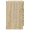 vidaXL Bed Cabinet Sonoma Oak 40x40x63 cm Engineered Wood