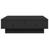 vidaXL Coffee Table Black 90x90x28 cm Engineered Wood