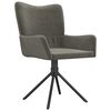 vidaXL Swivel Dining Chairs 2 pcs Dark Grey Velvet