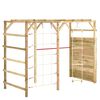 vidaXL Cimbing Frame 240x100x170 cm Impregnated Pinewood