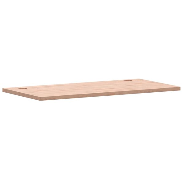 vidaXL Desk Top 110x55x2.5 cm Solid Wood Beech