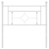 vidaXL Metal Replace Headboard White 100 cm
