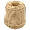 vidaXL Rope 100% Sisal 14 mm 50 m