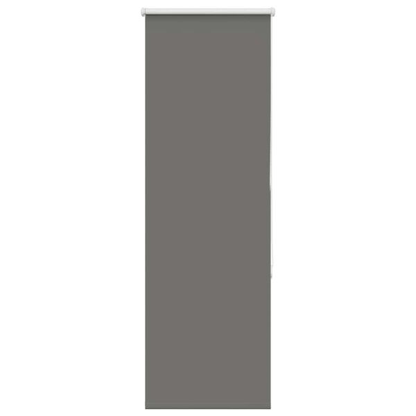 vidaXL Roller Blind Blackout Grey 50x130 cm Fabric Width 45.7 cm Polyester
