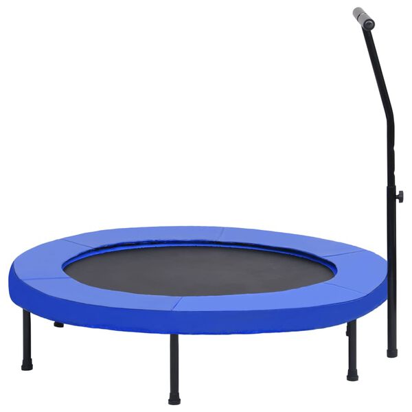 vidaXL Fitness Trampoline with Handle and Safety Pad 122 cm