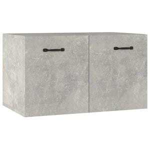 vidaXL Wall Cabinet Concrete Grey 60x36.5x35 cm Engineered Wood