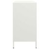 vidaXL Sideboard White 68x39x73.5 cm Cold-rolled Steel