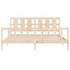 vidaXL Bed Frame without Mattress Solid Wood Pine