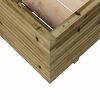 vidaXL Garden Planter 110x60x49.5 cm Impregnated Wood Pine