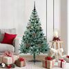 vidaXL Artificial Christmas Tree with Stand Green 150 cm PVC and Steel