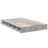 vidaXL Bed Frame without Mattress Concrete Grey 120x200 cm
