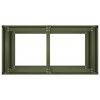 vidaXL Planter Olive Green 80x40x80 cm Cold-rolled Steel