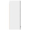 vidaXL Hanging Cabinet with Door Grey Sonoma and White 30 x 31 x 80 cm