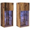 vidaXL Wall-mounted TV Cabinets 2 pcs Old Wood Engineered Wood