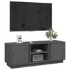 vidaXL TV Cabinet Grey 110x35x40.5 cm Solid Wood Pine