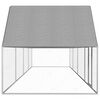 vidaXL Chicken Coop 8x2x2 m Galvanised Steel