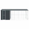 vidaXL Bird Cage Anthracite 645 x 310 x 247 cm Galvanised Steel
