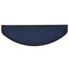 vidaXL Stair Mats Self-adhesive 15 pcs 65x21x4 cm Navy Half Round Large