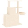 vidaXL Cat Tree with Sisal Scratching Posts Cream 83 cm