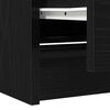 vidaXL TV Cabinet Black 40x35x54 cm Engineered Wood