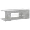 vidaXL TV Cabinet with LED Lights Concrete Grey 90x39x30 cm
