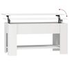vidaXL Coffee Table White 101x49x52 cm Engineered Wood